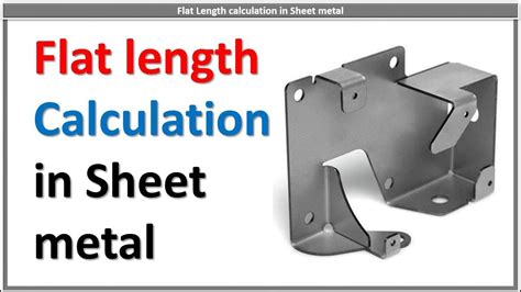 sheet metal flat length calculation|sheet metal blank size calculator.